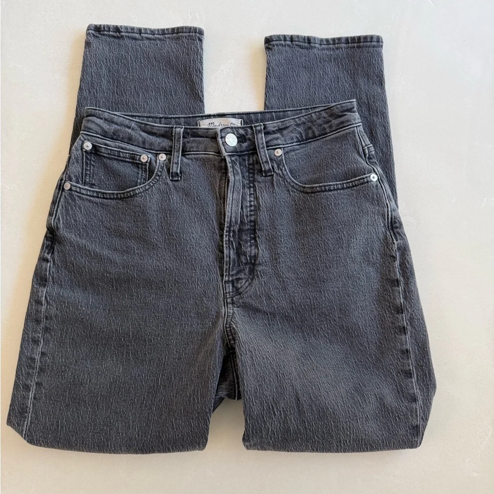 Madewell Charcoal Curvy Perfect Vintage Jean 27